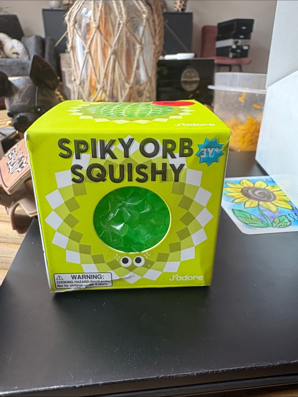 J’Adore Spiky Orb Squishy - Bright Green